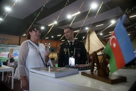 Azerbaijan pavilion at International Army Games 2022 arouses great interest