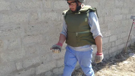 Zabratda əl qumbarası tapılıb