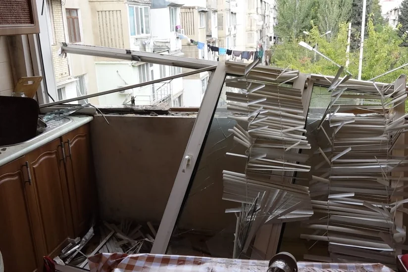 В жилом доме в Баку произошел взрыв, один человек пострадал