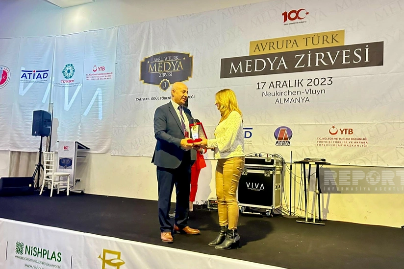 Report Information Agency awarded Turkic World Press Award