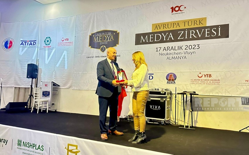 Report İnformasiya Agentliyi Türk dünyası mətbuat mükafatına layiq görülüb