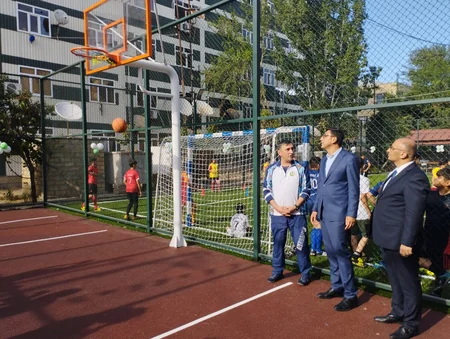 Sabirabadda Sağlam məhəllənin açılışı olub