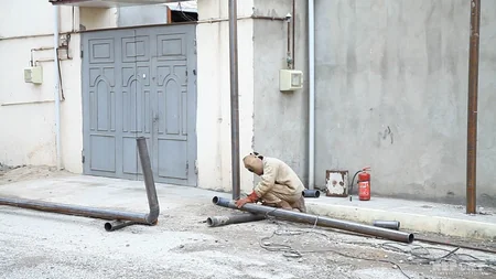 Sumqayıtda qaz kəmərləri yenidən qurulur - VİDEOREPORTAJ