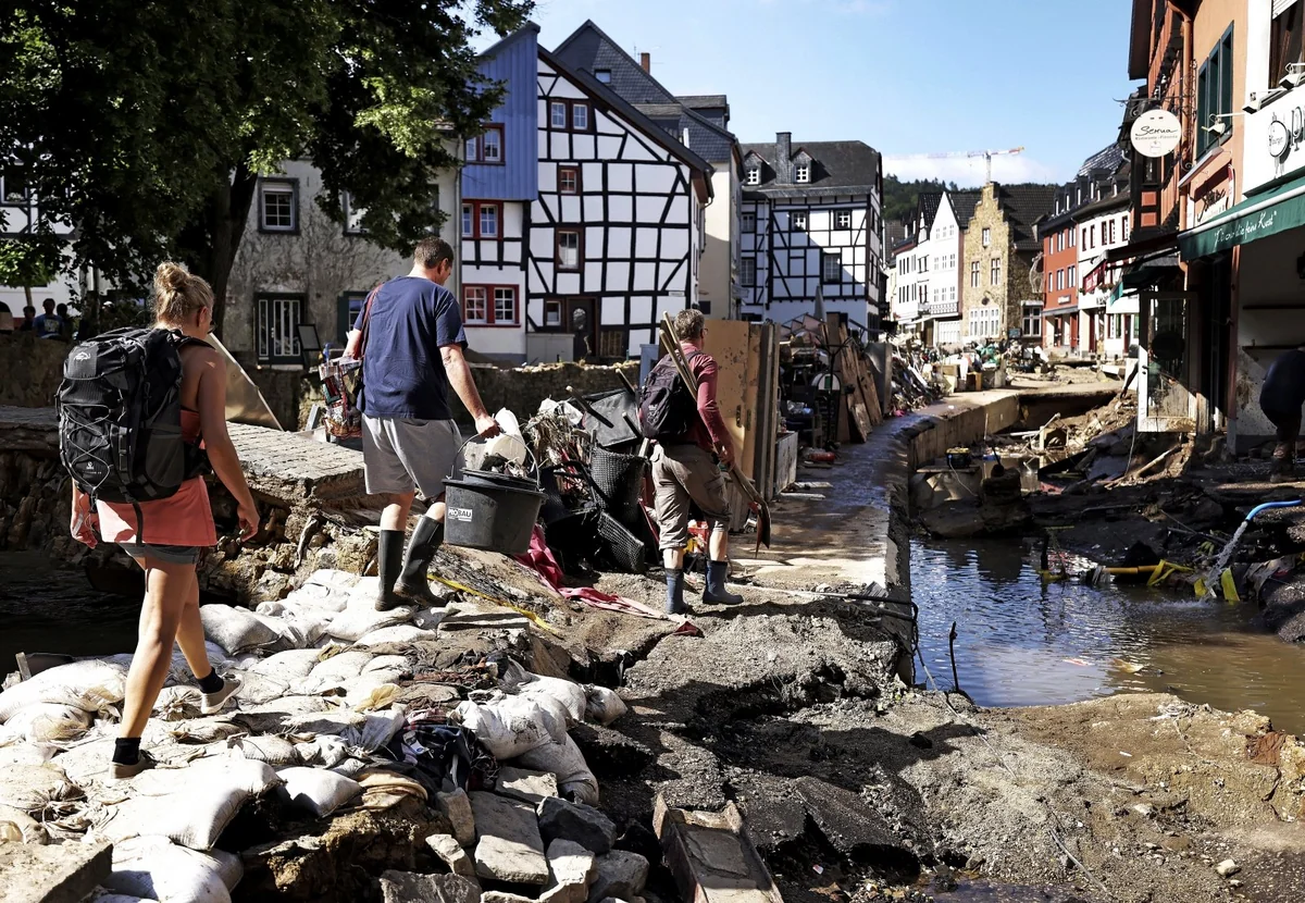 В Германии ущерб от наводнения оценили в миллиарды евро