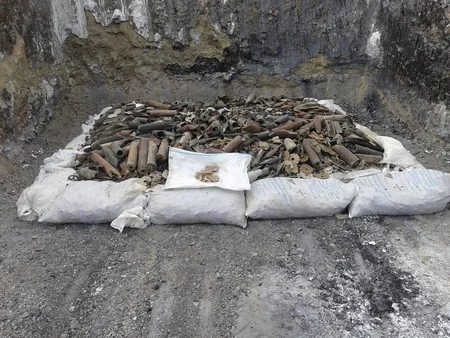 Xızıda 723 ədəd partlamamış hərbi sursat aşkar edilib