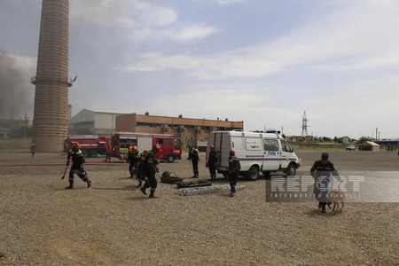 Babək rayonunun mülki müdafiə dəstələrinin hazırlığı yoxlanılıb