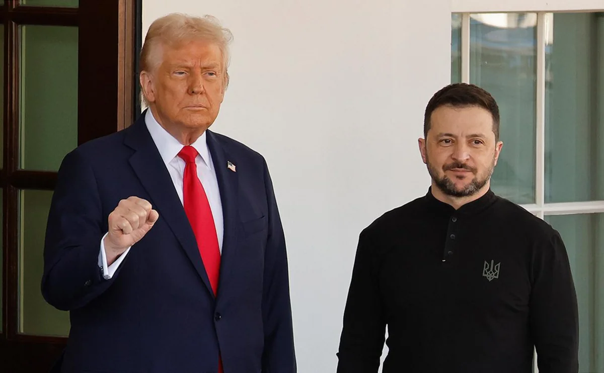 Zelenski Trampla müharibənin dayandırılmasını müzakirə edib