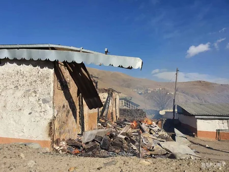 Qubada yanan evlərin yerində yeniləri tikiləcək - FOTO - VİDEO - YENİLƏNİB-3