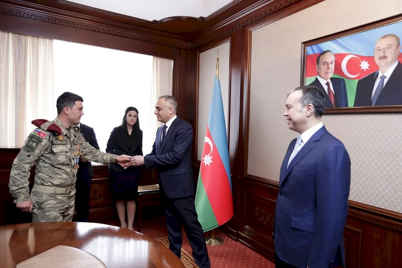 Naxçıvanda bir qrup şəhid ailəsi və müharibə əlilinə mənzillər təqdim edilib