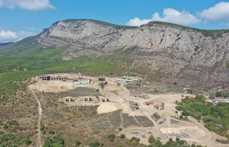 President Ilham Aliyev inspects construction progress at Zangilan Recreation Complex