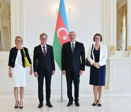 President Ilham Aliyev receives credentials of incoming German ambassador