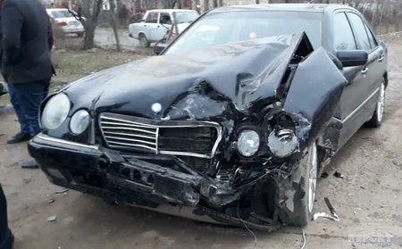 В Товузе произошло ДТП, есть пострадавший