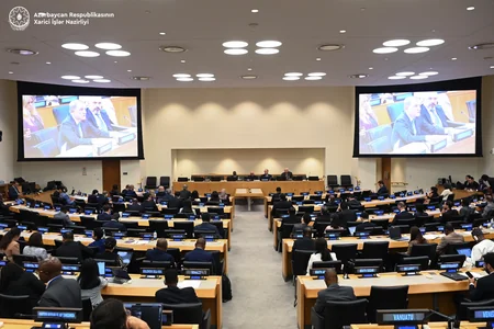 Azərbaycanın xarici işlər naziri G-77 ölkələri və Çin nazirlərinin görüşündə çıxış edib