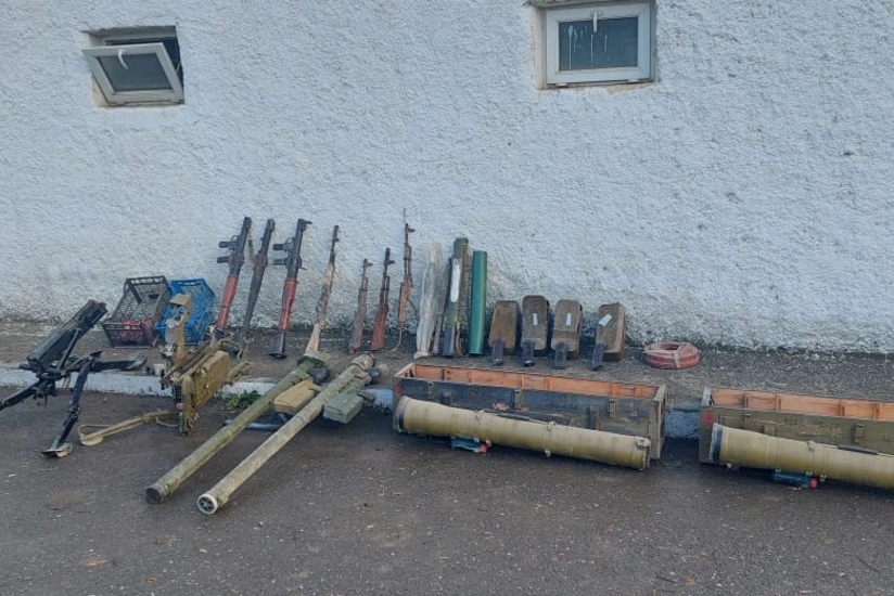 Xocavənd polisi ermənilərin atıb qaçdığı silah-sursatı aşkarlayıb