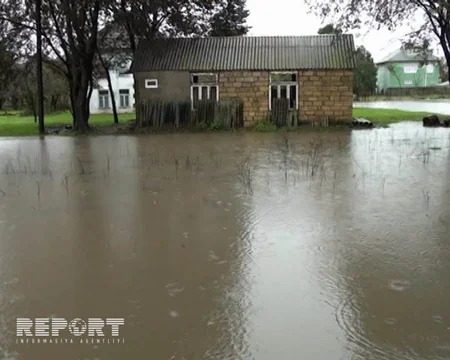 Cənub bölgəsində sel sularının yaratdığı fəsadlar - FOTOREPORTAJ