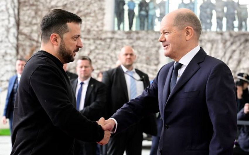 Almaniya və Ukrayna təhlükəsizlik öhdəlikləri haqqında saziş imzalayıblar - YENİLƏNİB