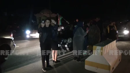 Жители Кюрдемира восторженно встретили весть о победе