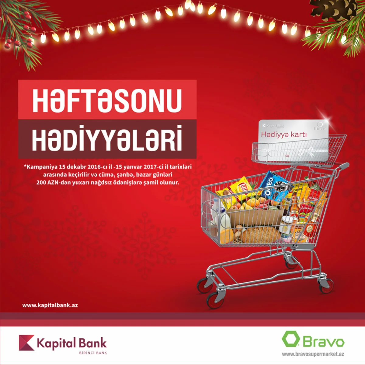 Kapital Bank nağdsız əməliyyatlarla bağlı yeni aksiya keçirir