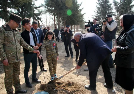 Yeni Xocavənd qəsəbəsində şəhidlərin xatirəsi yad edildi