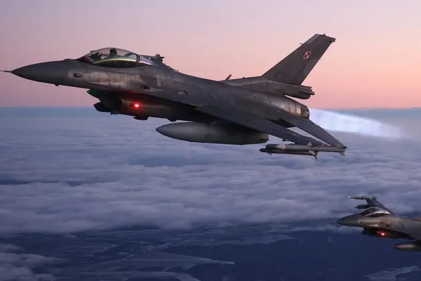 Polşa və müttəfiqləri Rusiyanın Ukraynaya endirdiyi zərbələrə görə təyyarələri havaya qaldırıblar