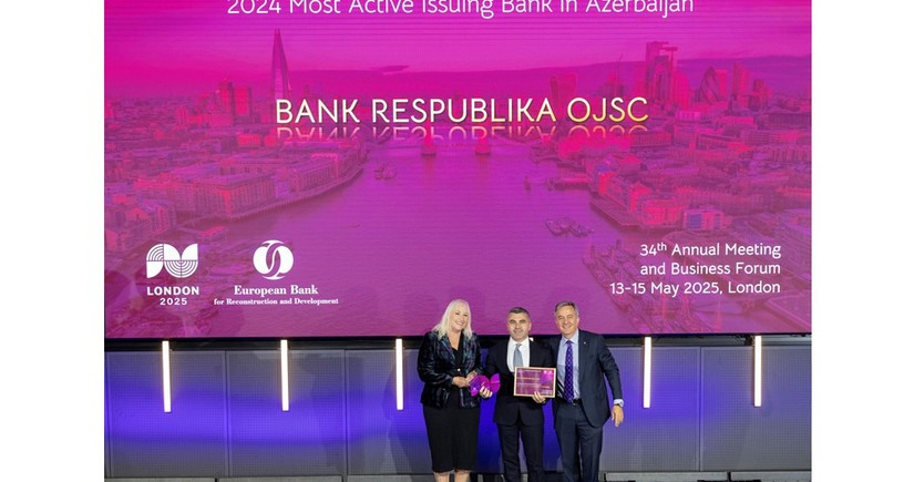 Bank Respublika növbəti dəfə “Azərbaycanda ən fəal emitent-bank” adına layiq görüldü 