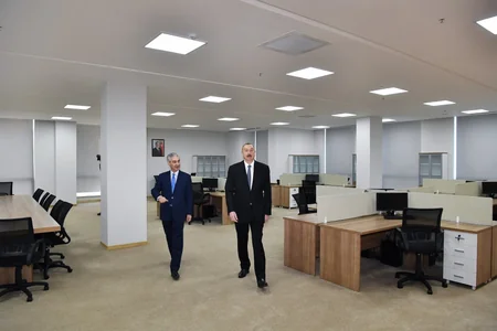 Prezident İlham Əliyev YAP-ın yeni inzibati binasının açılışında iştirak edib - YENİLƏNİB
