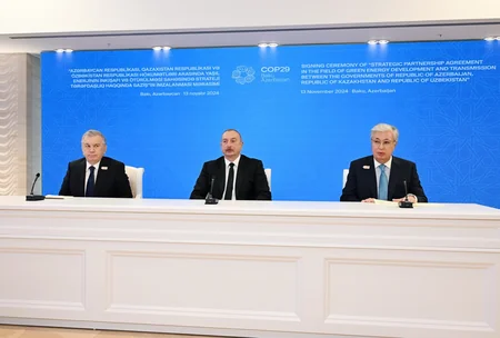 Bakıda Azərbaycan, Qazaxıstan və Özbəkistan prezidentlərinin üçtərəfli görüşü olub - YENİLƏNİB-2