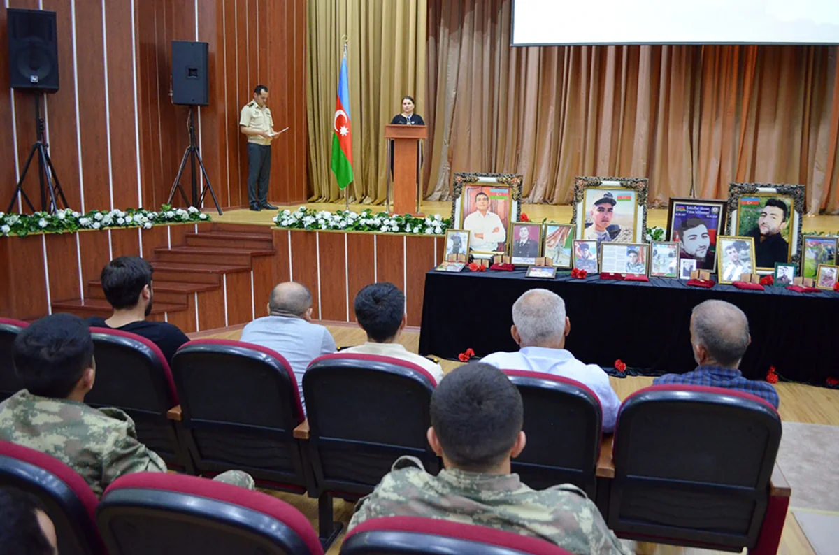 Şəhidlərin xatirəsinə həsr olunmuş anım mərasimi keçirilib