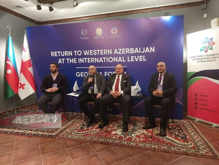 Tbilisidə Qərbi Azərbaycana qayıdış beynəlxalq müstəvidə mövzusunda forum keçirilib