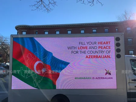 Birləşmiş Ştatlarda Azərbaycan həqiqətləri qeyri-adi aksiya ilə təbliğ edilir