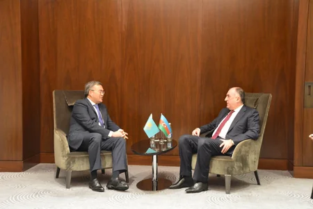Elmar Mammadyarov meets with Kazakhstan Foreign Minister