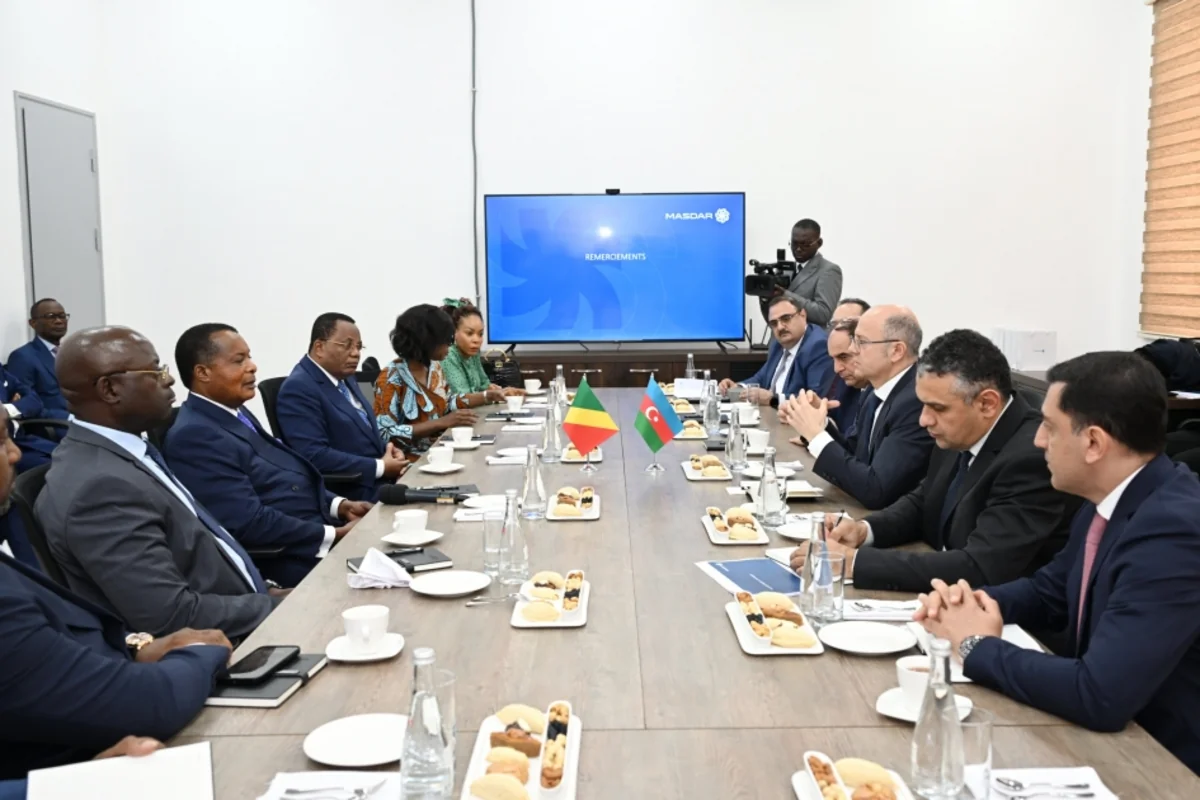 Congolese President visits Garadagh Solar PV Plant