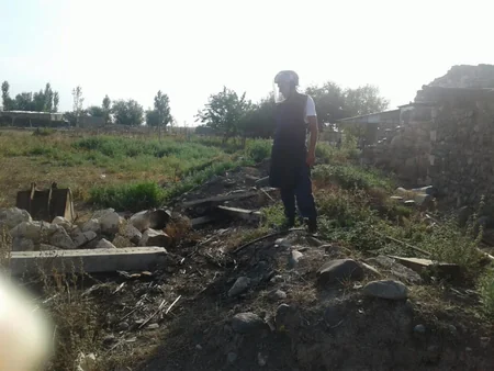ANAMA 4 partlayış yerinə baxış keçirib, partlamış hərbi sursatın qalıqları aşkarlanıb
