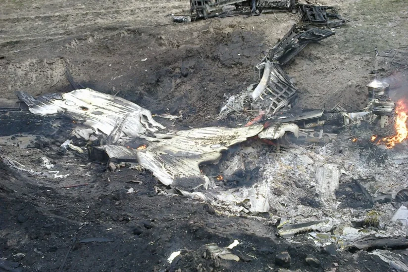 В Уджаре после ДТП произошел пожар