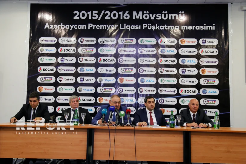 Azərbaycan Premyer Liqasında 2015-2016-cı il mövsümünün püşkü atılıb - FOTO