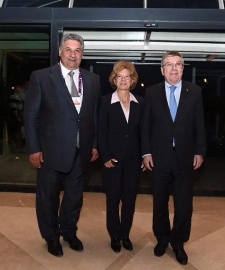Beynəlxalq Olimpiya Komitəsinin prezidenti Azərbaycana gəlib - FOTO