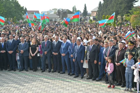 Lənkəranda Heydər Əliyevin anadan olmasının 96-cı ildönümü qeyd olunub - FOTO