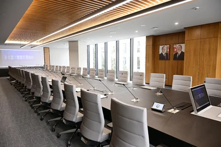 Prezident İlham Əliyev DGK-nın yeni inzibati binasının açılışında iştirak edib