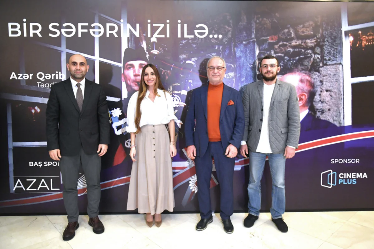 Bir səfərin izi ilə - Böyük Britaniya sənədli filminin təqdimatı keçirilib