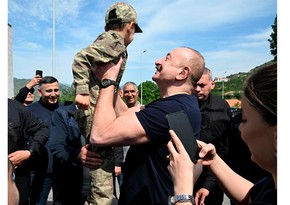 Prezident İlham Əliyevin sosial media hesablarında Laçın sakinləri ilə görüşündən görüntülər paylaşılıb