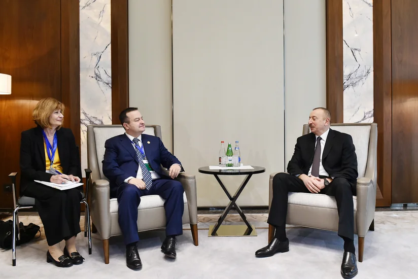 Prezident İlham Əliyev Serbiya, Venesuela və Nepalın XİN başçıları ilə görüşüb