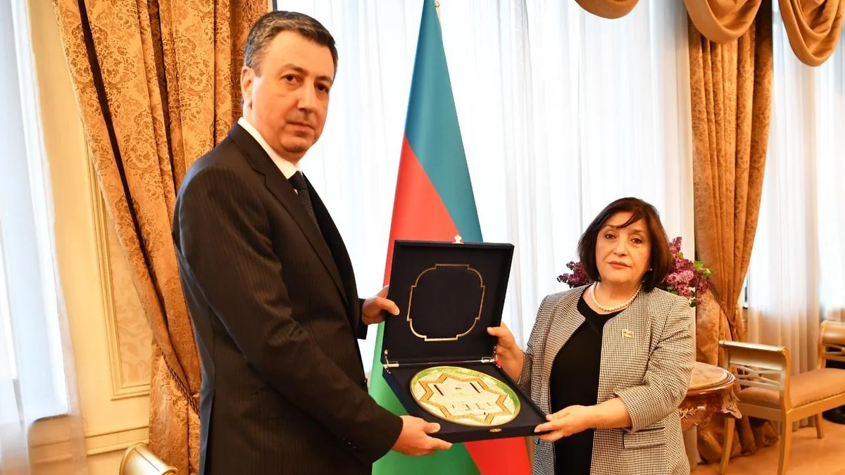 Milli Məclisin sədri Azərbaycanın Gürcüstandakı səfirliyində olub