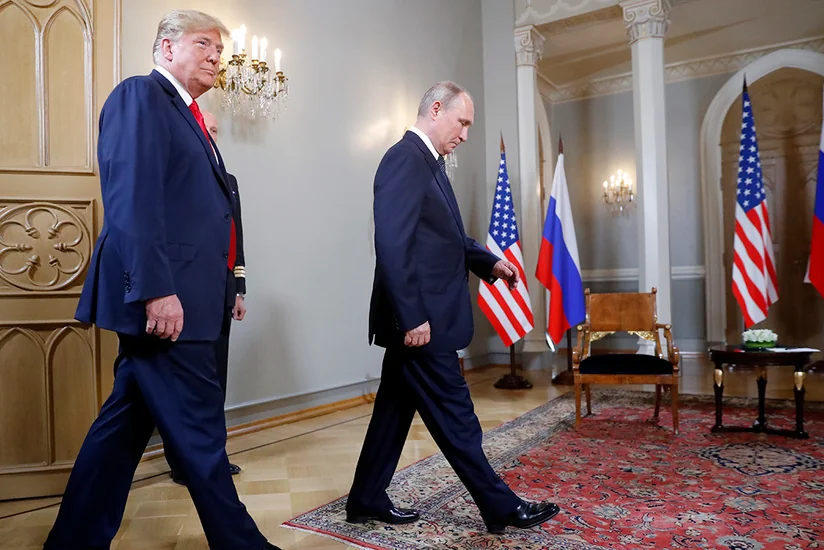 Tramp Putinlə münasibətlərindən danışıb