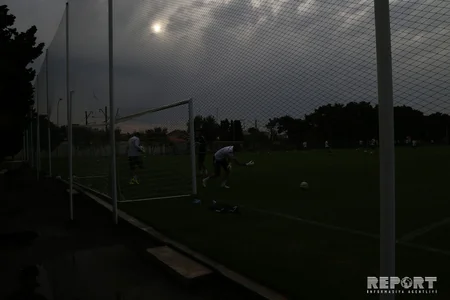 Neftçi Qarabağla final oyunuöncəsi son məşqini keçirib