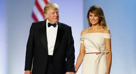 Melania Trump celebrates anniversary at home