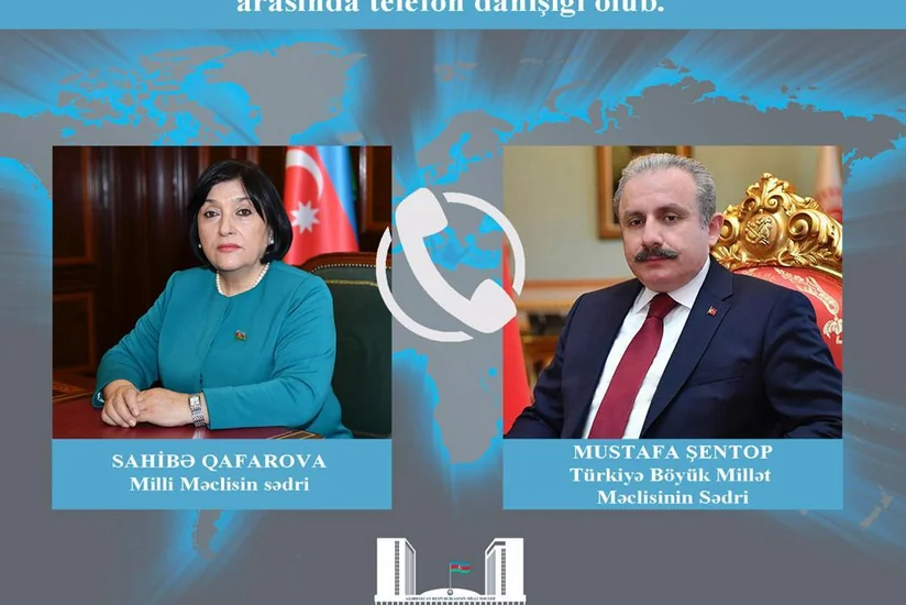Azərbaycan və Türkiyə parlament sədrləri telefonla danışıb 