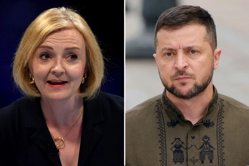 Зеленский и Трасс обсудили военную помощь Украине