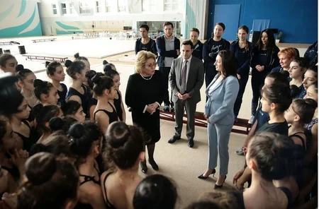 Valentina Matviyenko visits National Gymnastics Arena