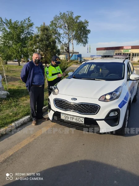Goranboyda DYP reyd keçirib, 15 sürücü cərimələnib