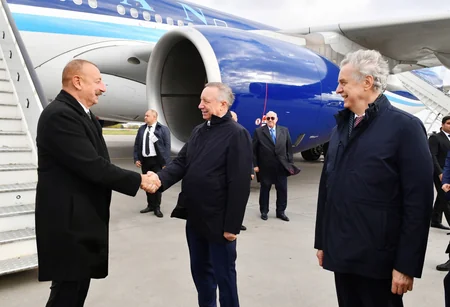 President Ilham Aliyev completes his working visit to Russia - UPDATED